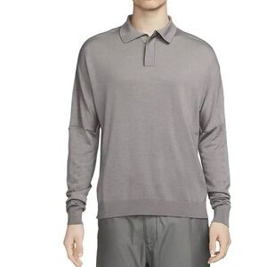 NWT Nike ESC Every Stitch Considered Long Sleeve Knit Polo  large size